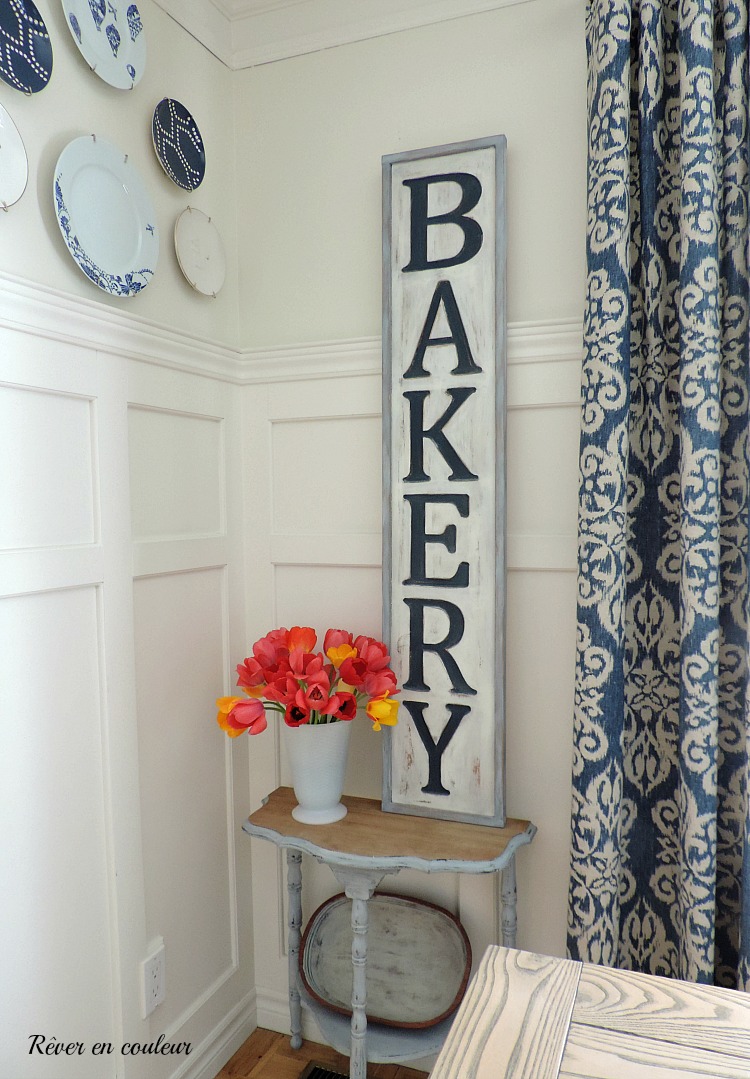 DIY-how to do an engraved wood bakery sign