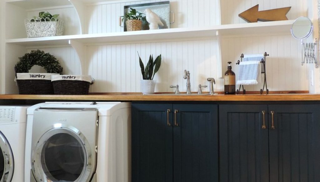 laundry room refresh, salle de lavage