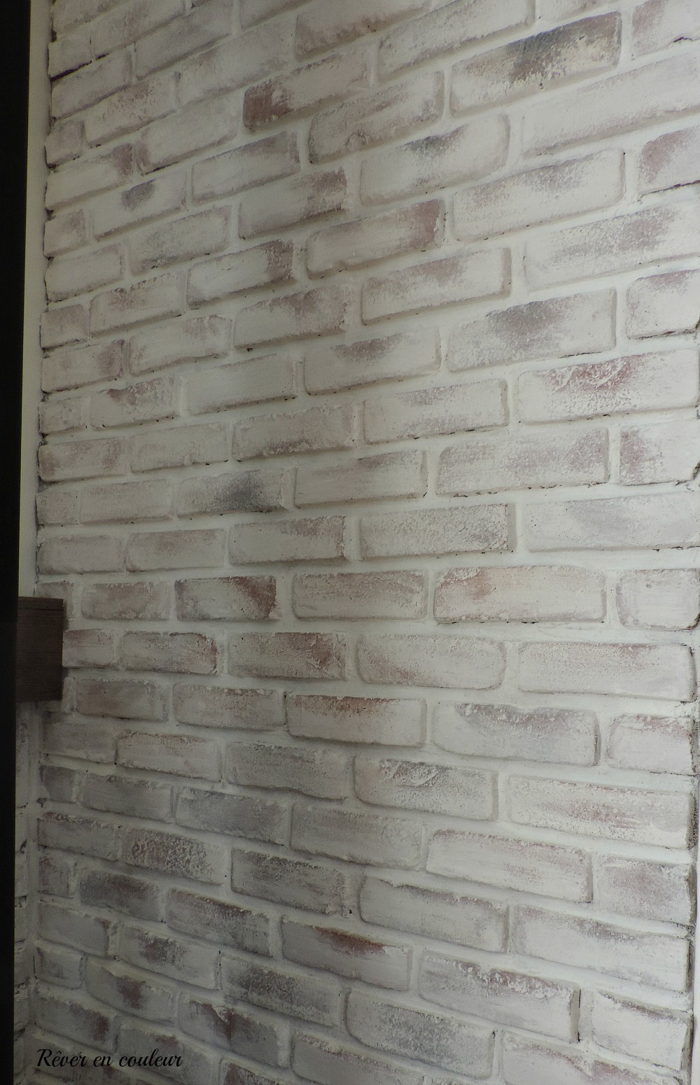 Diy limewash brick wall